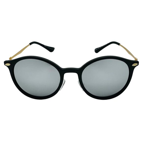 7035 | Round Silver Mirror Sunglasses - Picture 1 of 5